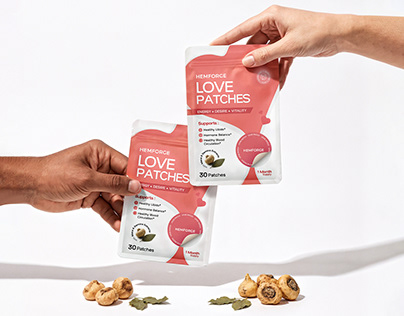 Hemforge Love Patch — supplement packaging